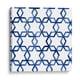 thumbnail image 1 of Cuadro decorativo - Colección Indigo Hanukkah H, Victoria Borges 60x60 Canvas Lab abstracción, arte abstracto, abstracto, 1 of 2