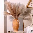 thumbnail image 6 of Terracotta Rustic Vase - Farmhouse Ceramic Flower Vases, Vintage Home Decoration Vase, Clay Vase, Vase Centerpiece for Table, Vase for Living Room, Bathroom, Shelf Decor, 8.6 Inch, Terracotta, 6 of 7