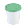 thumbnail image 2 of Vaso de pinta para helado, recipientes para guardar helado, recipiente para postres, transparente para congelador verde, 2 of 9