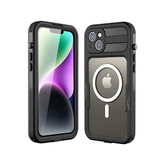 For iPhone 14 Plus Case Waterproof, Full Body Protective Dust-Proof Shockproof Cover Waterproof Case with Screen Protector for iPhone 14 Plus 6.7 inch 2022