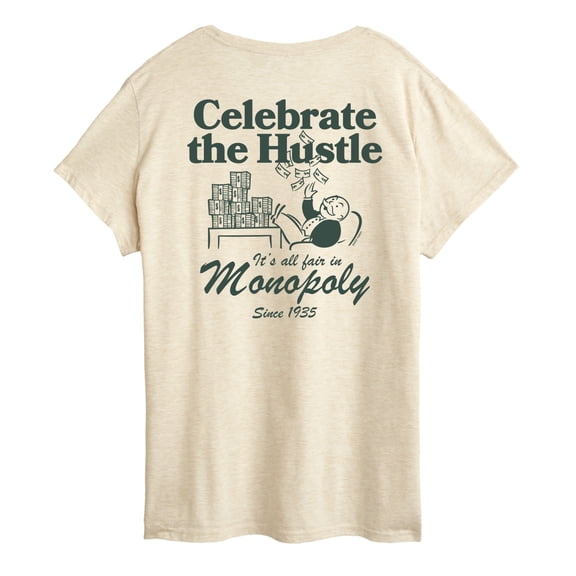 Monopoly - Celebrate The Hustle - Women's Short Sleeve Graphic T-Shirt
