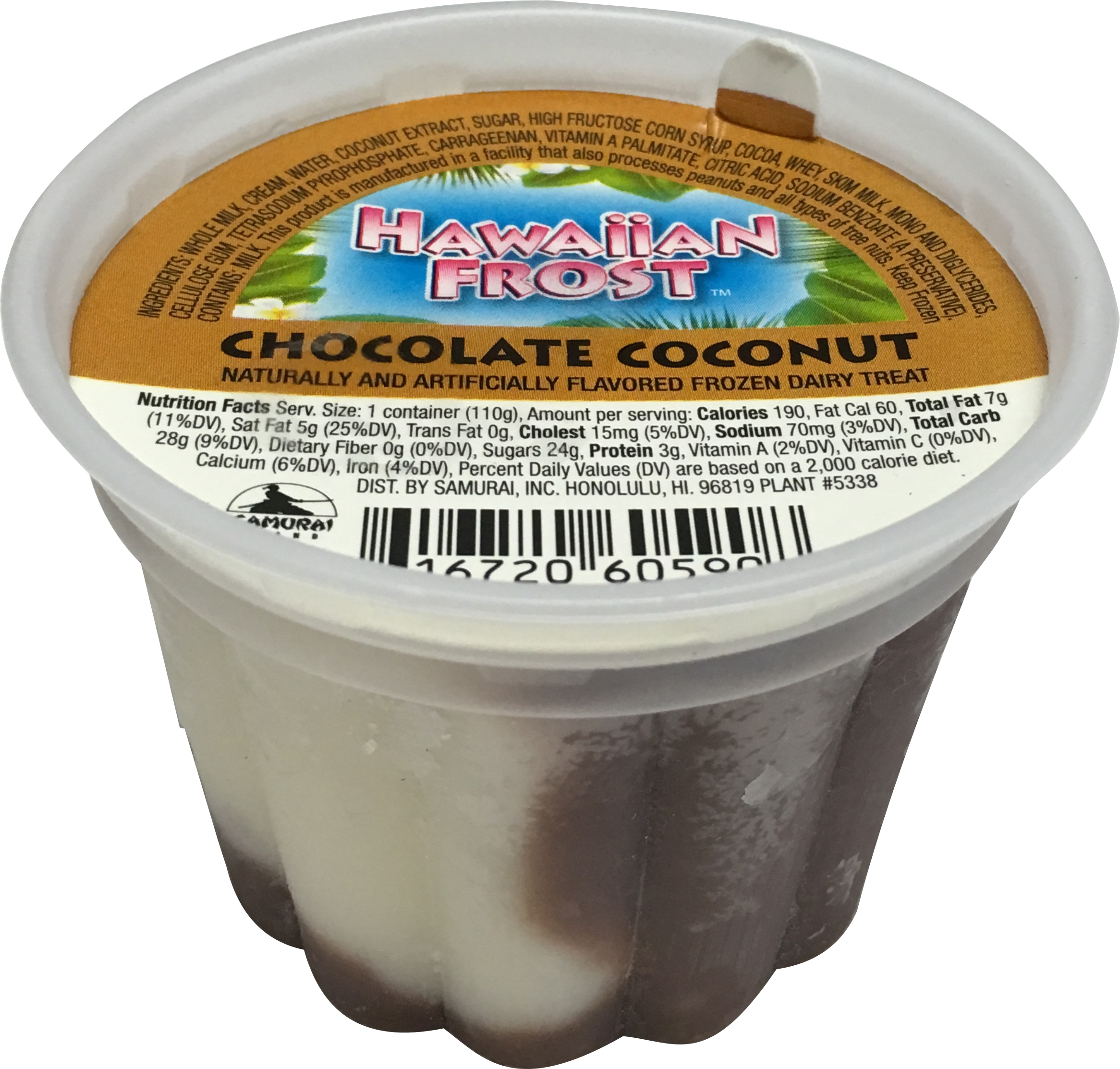 Samurai Hawaiian Frost Choc Coconut - Walmart.com