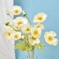 thumbnail image 1 of 3 Flores Artificiales de Amapola Arreglo Auténtico de Plantas de Amapola para Decoraciones de Boda en la Cocina del Hogar ANGGREK Otros, 1 of 8