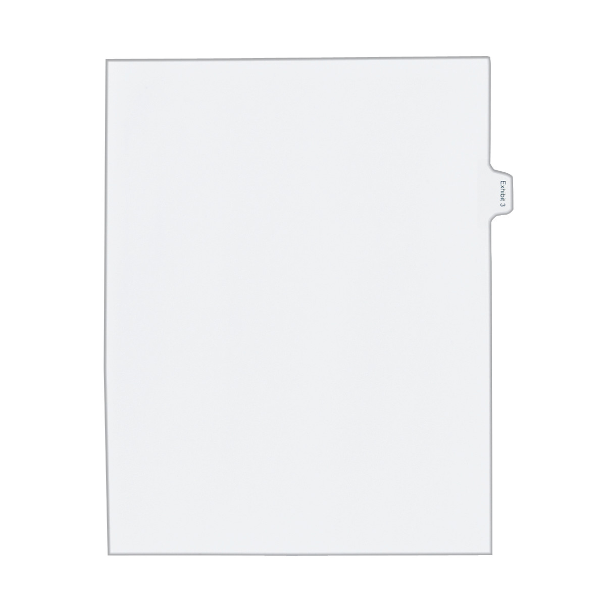 Avery Individual Legal Dividers Allstate Style, Letter Size, Side Tab EXHIBIT 3 (82135