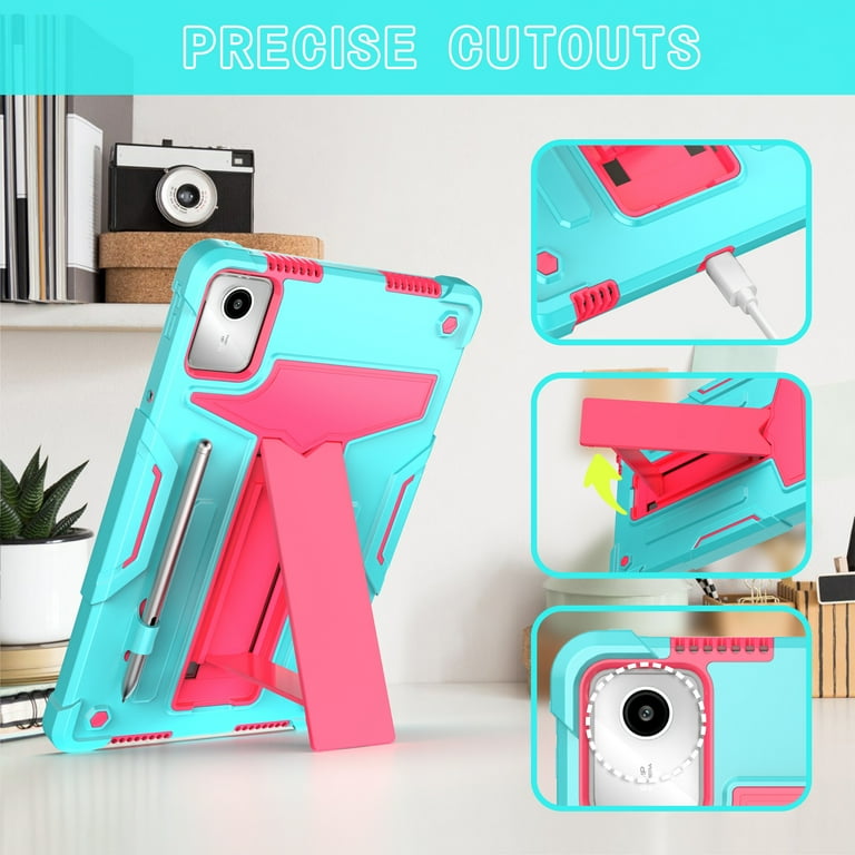 Case For Lenovo Tab M11 11-inch (2024) – With Pen Holder, Auto Sleep/Wake, Adjustable Stand, Soft TPU Back Cover
