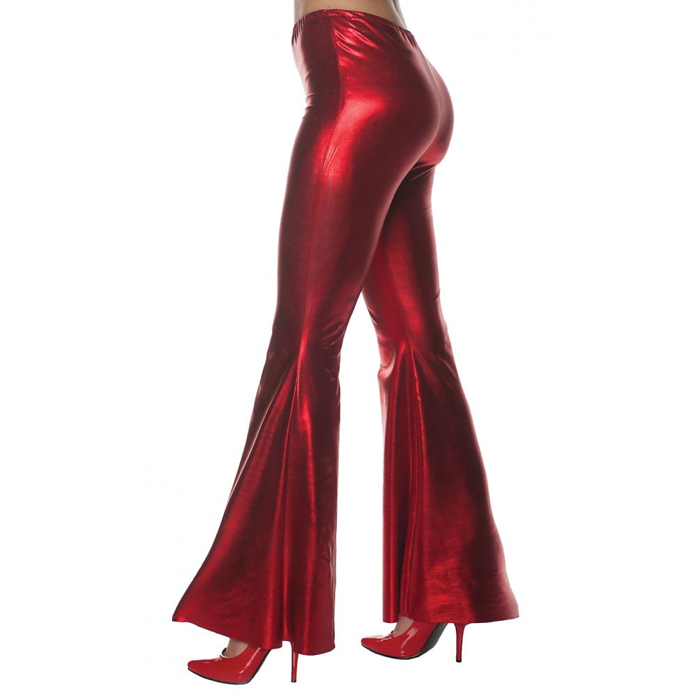 red bell bottom pants plus size