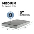 thumbnail image 2 of BARK Memory Foam Platform Dog Bed - Medium, 2 of 7