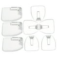 thumbnail image 4 of WASHWEPE 8Pcs Clear Hooks for Hanging in Kitchen Accessories with Adhesive Mounting and Strong Capacity, 4 of 8