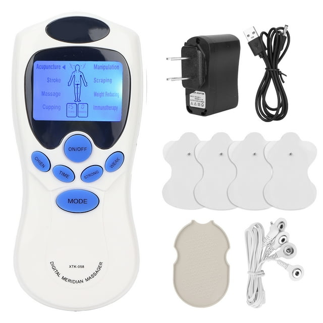 Digital , Travel Portable TENS Therapy Machine LCD Display With Electrode Pad For Shoulder For Waist For Neck EU Plug,US Plug