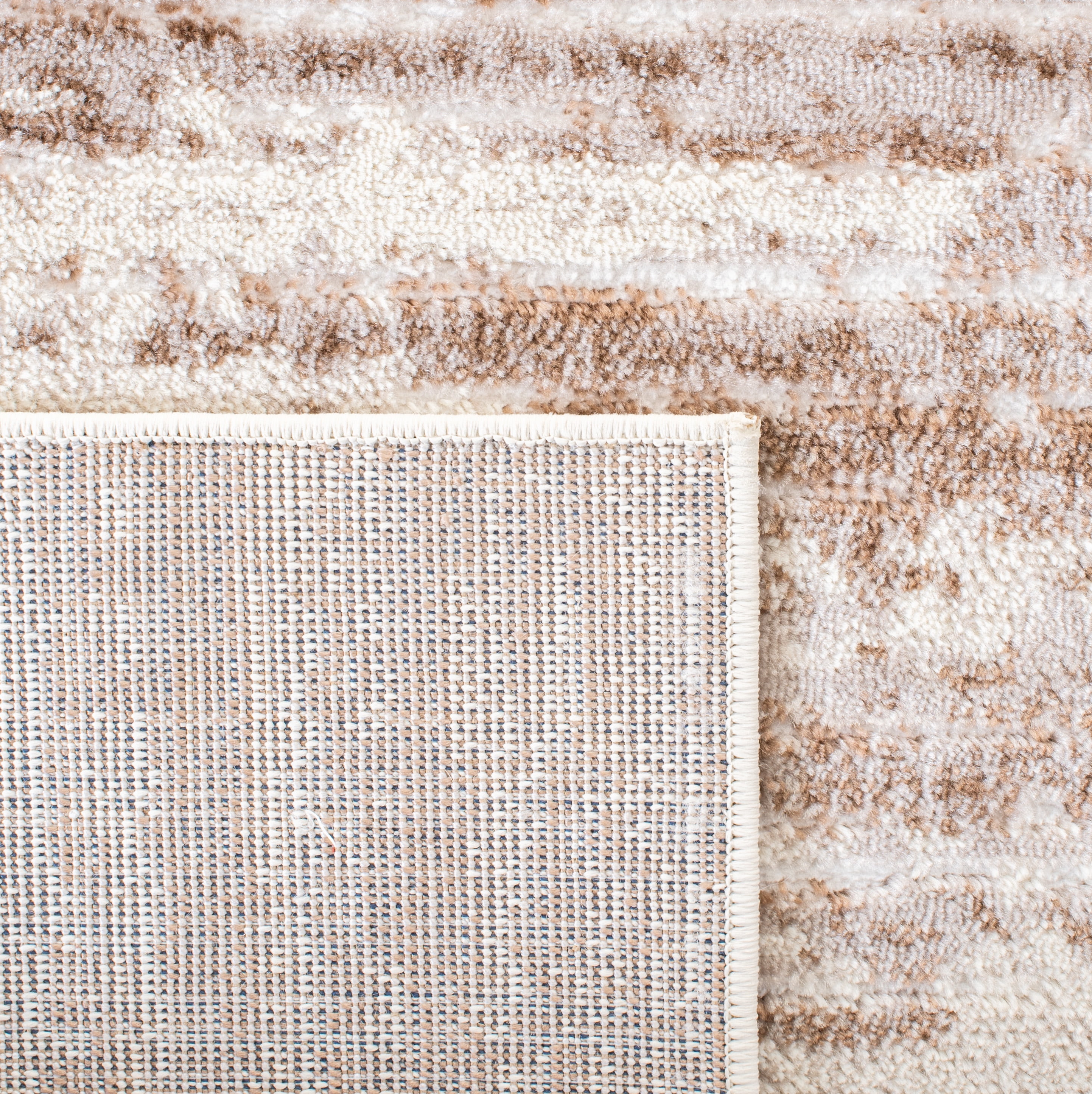 SAFAVIEH Skyler Walter Abstract Area Rug, Brown/Ivory, 8' x 10'