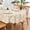 Color 2, variant on Rdsfhsp Checkered Leaf Vine Oval Tablecloth, Waterproof Floral Print Dining Table Cover, Wrinkle Resistant 60"x84" Fits 6-8 Seats