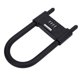 thumbnail image 5 of Candado Con Combinación De 4 Dígitos En U, Candado En U Antirrobo Resistente Para Bicicletas Con Grillete Ajustable Para Puerta De Vidrio, Puerta, Cobertizo, Valla, Rango, 5 of 7