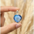 thumbnail image 2 of SATYAVIE JEWELLERY Luxury Handmade Tanzanite Gemstone Pendant | Solid 925 Sterling Silver Pendant for Women | Unique Artisan Jewelry | Gift for Mom & Girlfriend, 2 of 6