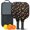 Pioneer Flower Floral-2, variant on Pickleball Paddles Set,Pioneer Flower Floral Print Pattern Fiberglass Surface Pickleball Racket Set with 2 Indoor Outdoor Pickleball Balls and Pickleball Bag,Pickle-ball Equipment