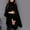 Black, variant on TMOYZQ Winter Coat Women's Cape Jacket Ladies Bat Sleeve Warm Cape Overcoat Long Cloak Outwear Casual Open Front Shawls on Sale Clearance