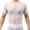 White, variant on Men's T Shirt Mesh Fishnet Sleeveless Undershirt Hollow Out Tank Top Plain T-shirts Men