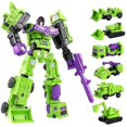 thumbnail image 1 of G1 Transformé Constructicon Devastator Ensemble 6 en 1 Figurines Complètes à 100 %, 1 of 5
