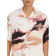 thumbnail image 3 of No Boundaries Men's Print Button Up Shirt with Short Sleeves, Sizes XS-3XL, 3 of 4