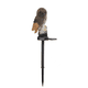 thumbnail image 1 of Toma de tierra solar resina luminosa búho marrón exterior impermeable LED l, 1 of 5