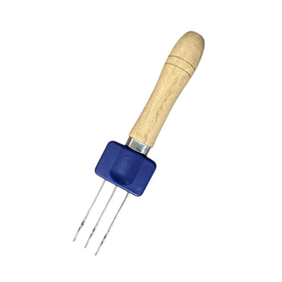 Hook Tool Portable Cord Knitting Hook 3 Needle Crocheting Tool for Binding-Off or Edging Knitting Supplies