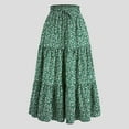 thumbnail image 2 of Xudanell Women's Tulle Skirt Formal High Waist A-Line Fairy Elastic Waist Layered Long Sexy Mesh Skirts (Green,S), 2 of 3