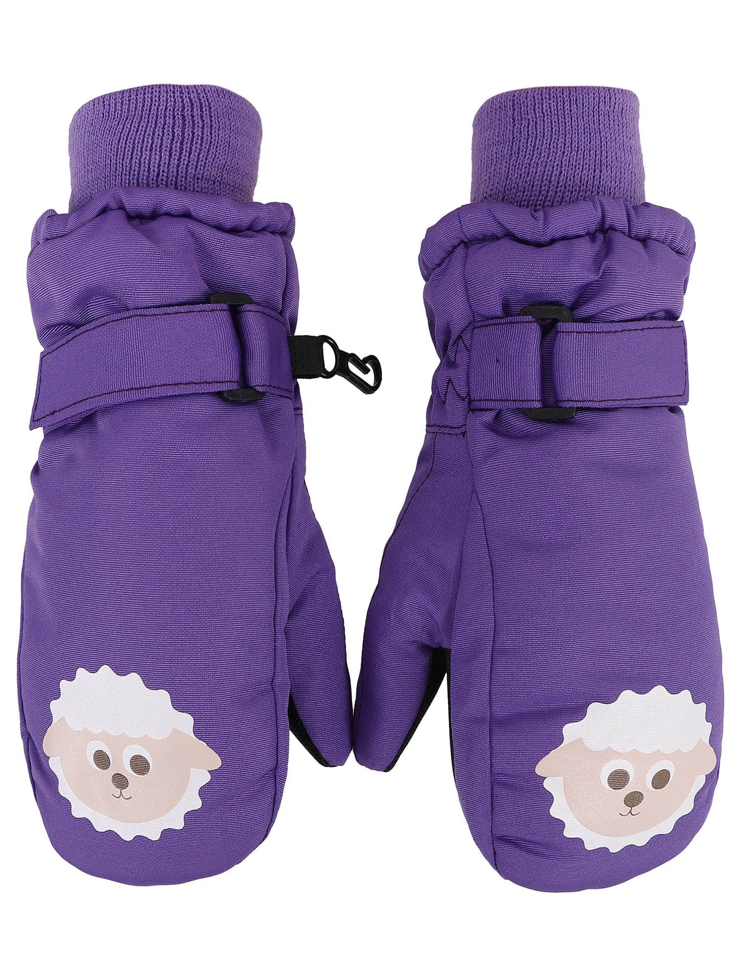 Kids Fun Animal Character 3M Thinsulate Waterproof Ski Mittens Gloves