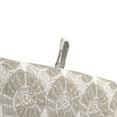 thumbnail image 2 of Jordan Manufacturing 44" x 22" Conchel Rum Taupe Nautical Rectangular Outdoor Chair Cushion with Ties and Hanger Loop, 2 of 9