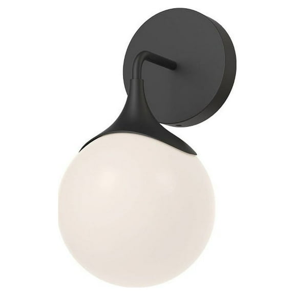 Alora Lighting Wv505106op Nouveau 11" Tall Bathroom Sconce - Black