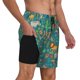 thumbnail image 2 of Fotbe Jungle Animals Traje de Baño para Hombre – Shorts de Natación de Secado Rápido con Forro y Bolsillos-3X-Large, 2 of 6
