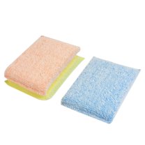 Unique Bargains 3Pcs Dish Bowl Washing Multi-use Scrubbing Sponge Cleaning Pads
