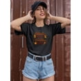 thumbnail image 2 of Autumn Wishes Pumpkin Kisses T-Shirt Women -Image by Shutterstock, Female x-Large, 2 of 4