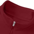 thumbnail image 5 of Annhoo Men Quarter Zip Sweatshirt Stand Collar Long Sleeve Comfy Loose Pullover Casual Vacation Going Out Tops, 5 of 9