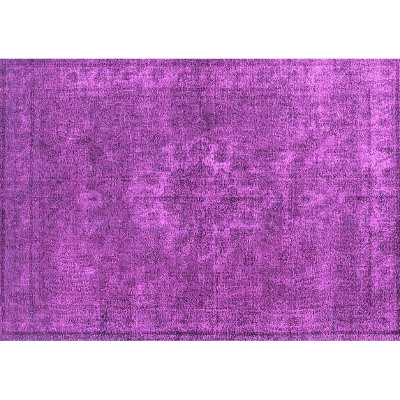 Ahgly Company Indoor Rectangle Oriental Pink Industrial Area Rugs, 3' x 5'