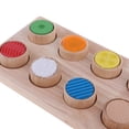 thumbnail image 4 of Tablero de Montessori Touch And Match Juguete de Desarrollo de Sensoriales ños Hugo Juguetes educativos de madera para niños, 4 of 6