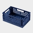 thumbnail image 1 of Cesta de almacenamiento de plástico plegable creativa, cesta multifuncional para aperitivos de escritorio, caja de almacenamiento para la cocina, el refrigerador y la sala de estar, 1 of 1