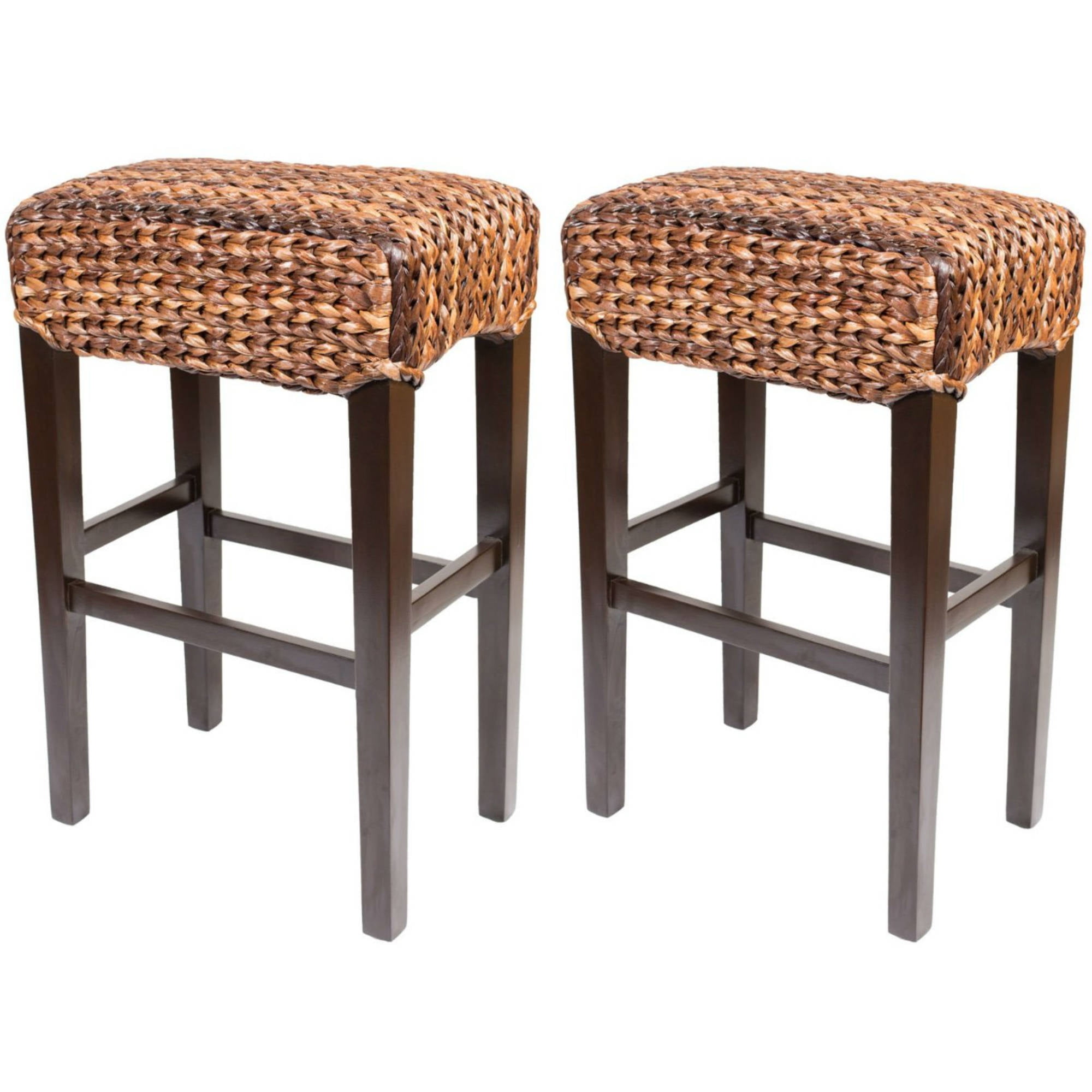 Birdrock Home Abaca Backless Bar Stools