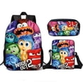 thumbnail image 4 of 2024 Nuevo Disney Inside Out2 Paquete de tres piezas de libros de dibujos animados Paquete de comida Estuche para bolígrafos Mochila para escuela primaria y secundaria, 4 of 5
