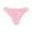 Pink, variant on Low Rise Mesh Thong for Women Cheeky Lace Panties Bowknot Multicolor Sheer Breathable Underwear Ladies Laser Cut Single Pack, Pink,XS
