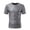 Silver, variant on ZZwxWA Mens Tshirts Casual Summer Casual Plaid Short-Sleeved Round Neck Bright Slim T-Shirt T-Shirts Festival Gift