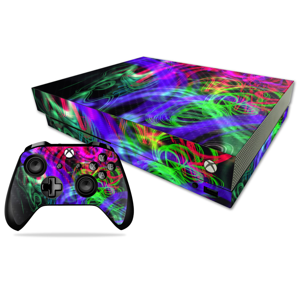 Colorful Skin For Microsoft Xbox One X Protective, Durable Textured