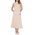 thumbnail image 2 of INSPIRE CHIC Women's Halter Neck Top Sleeveless 2026 Solid Color Summer Casual Blouse S Khaki, 2 of 5