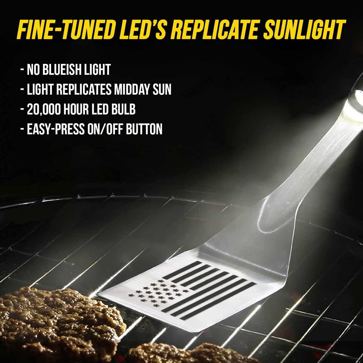 Grillight LED Flashlight Spatula - USA Flag Edition