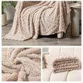 thumbnail image 6 of PONPRNGY 1 Pcs Quilt Throw Blanket, Flannel Throw Blanket, Merchandise Four Seasons Family Universal, for Sofa Living Bed Room Couch Picnic (27.56x39.37 in), 6 of 6