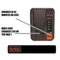 thumbnail image 6 of BLACK+DECKER Lithium-Ion Battery Fast Charger, BDCAC202B, 6 of 7
