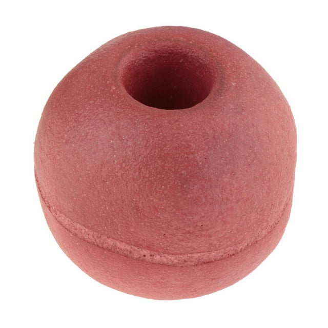 S SERENABLE Rope Float 1.5 cm Hole 10 cm Anchor Buoy for Fishing Net Sea Channel Boating Red