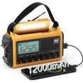 thumbnail image 1 of Radio de emergencia PPLEE 12000mAh con radio meteorológica y linterna, 1 of 8