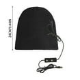 thumbnail image 3 of Heated Beanie Hat for Men & Women - USB Powered Winter Knit Hat Warmer for Skiing, Fishing, Motorcycling & Cold Weather Activities (Not Rechargeable), 3 of 8