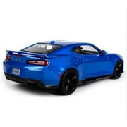 2017 Chevrolet Camaro ZL1 Blue Metallic 1/24 Diecast Model Car by Maisto
