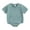 Blue, variant on Baby Short Sleeve Bodysuits Baby Boy Girl Bubble Rompeđť—‹ Short Sleeve Plain Bodysuit T-Shirt Oversize Tops Crewneck Outfit With Pockets