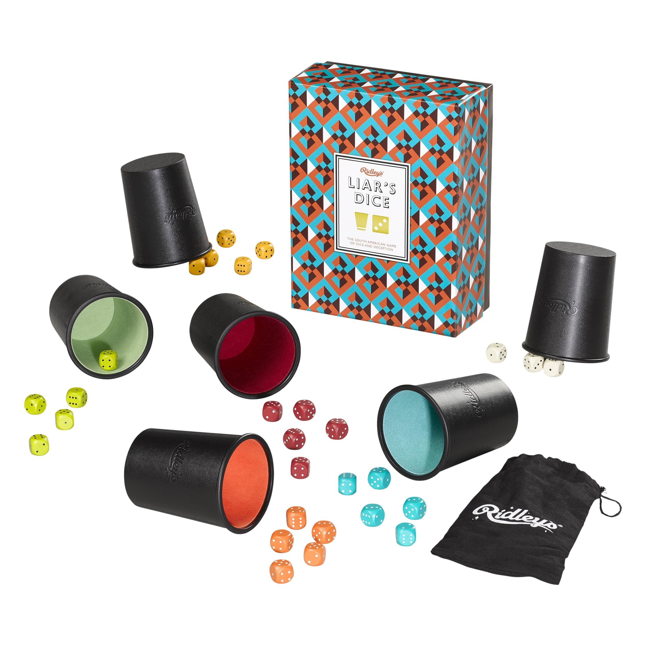 30 Piece Liar's Dice Game for Kids and Adults